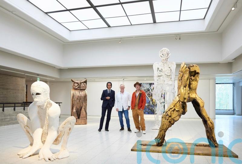 Brad Pitt and Nick Cave make surprise art debut in Finland