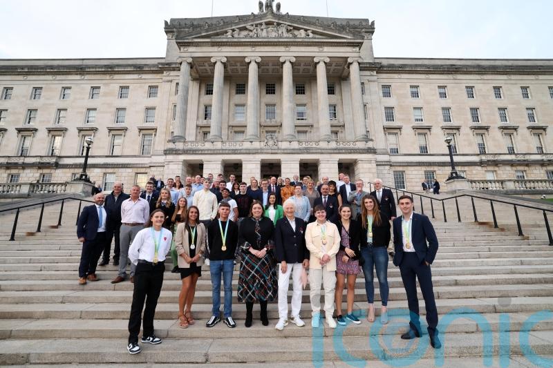 Commonwealth Games medallists congratulated at Stormont