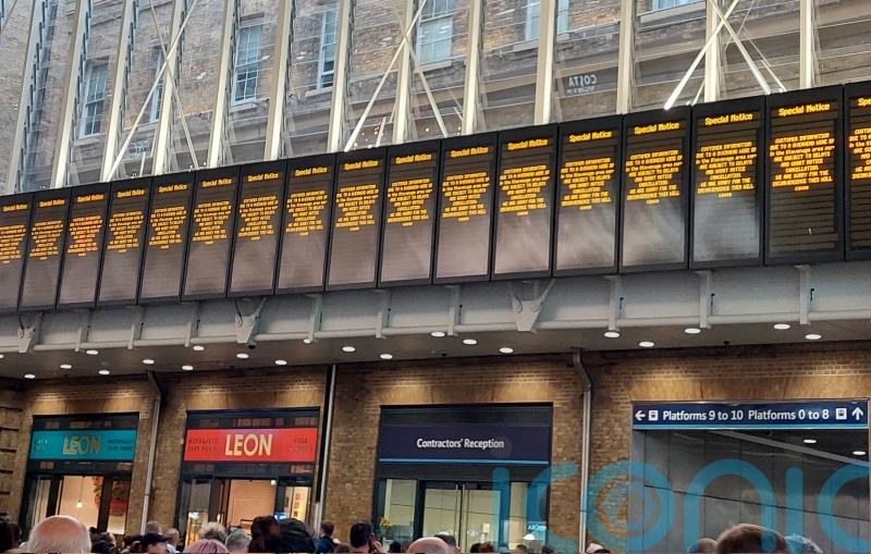 Third day of train disruption as engineers tackle damage to overhead wires