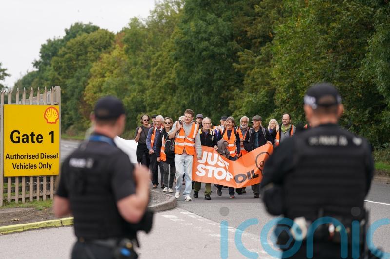 Oil terminal protesters walk free from court after injunction breach