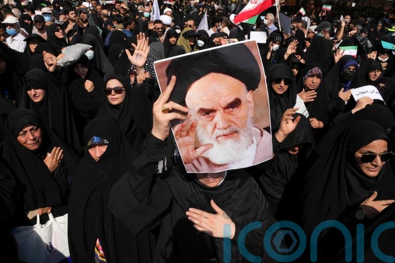 Counter-protests held in Iran after days of unrest over young woman’s death