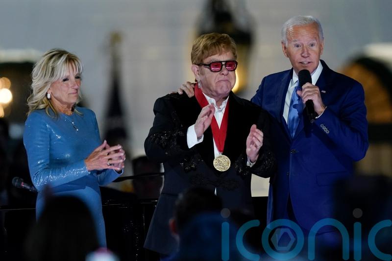 Elton John gives White House performance for US president and ‘history makers’