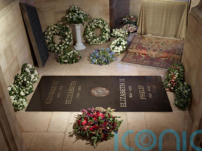 Picture of Queen’s ledger stone released ahead of chapel opening to public