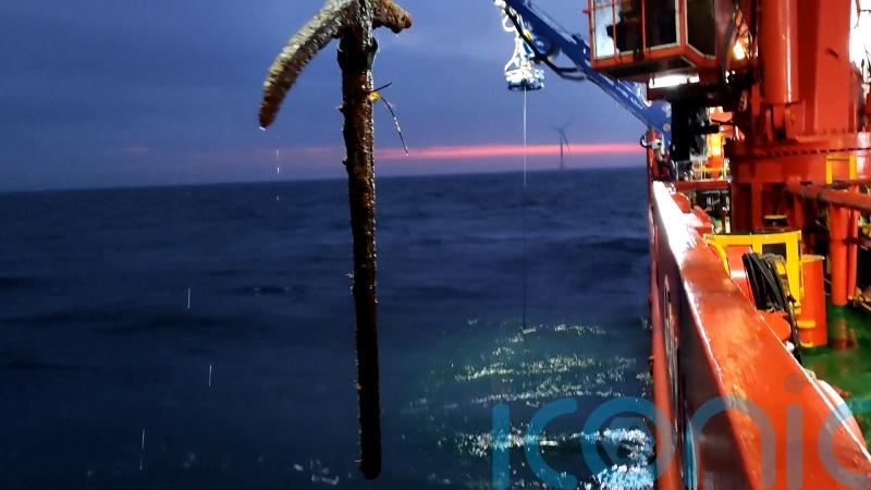 Anchor discovered during offshore wind farm work may date from Roman times
