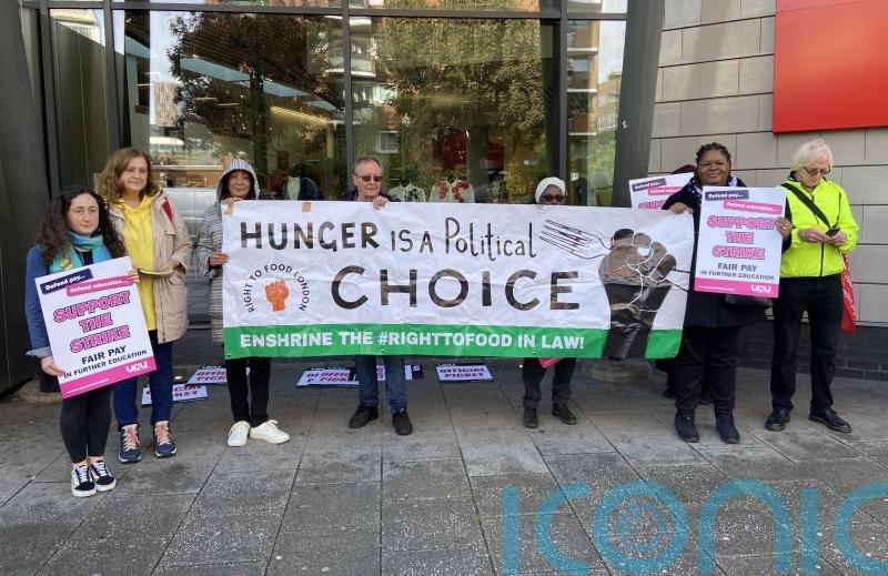Picket line college lecturers say strike is most significant they have taken