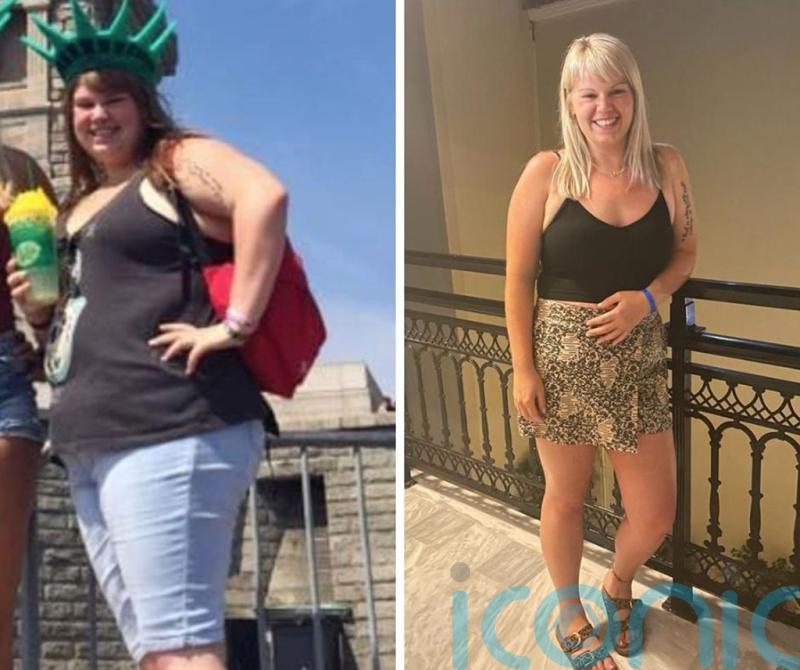 Sales assistant who piled on the pounds after she started clubbing at 18 is finally the ‘person she was meant to be’ after losing 5st