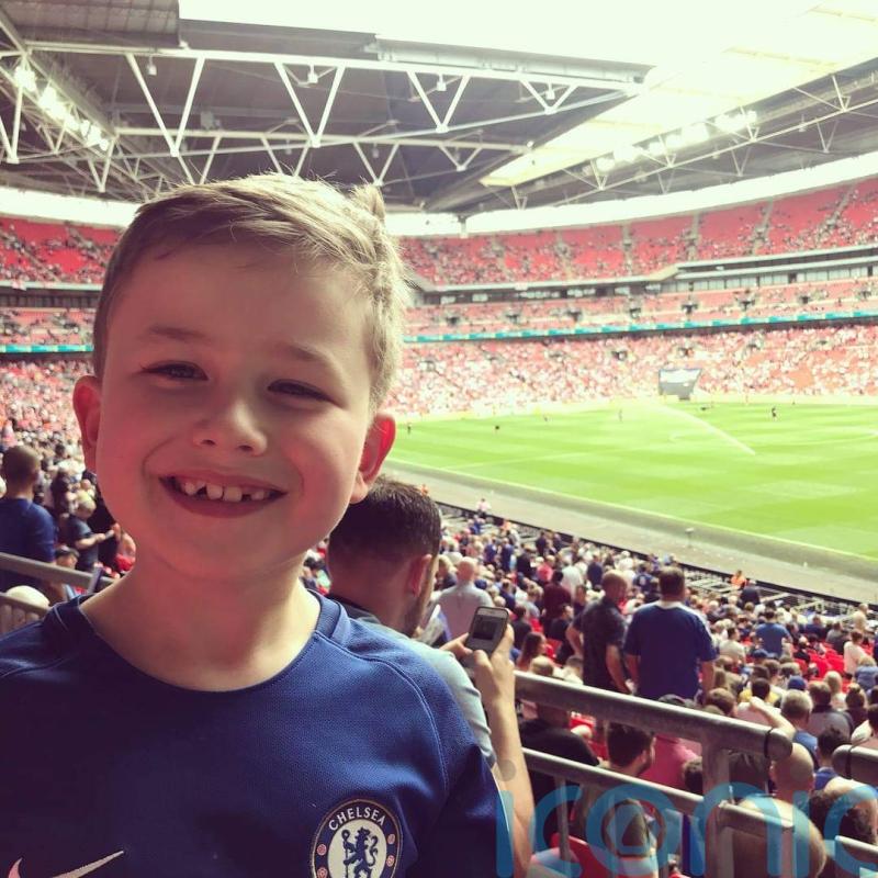 Chelsea superfan called Chelsea tells how playing in a blind football match has “unlocked the game” for her son Stamford
