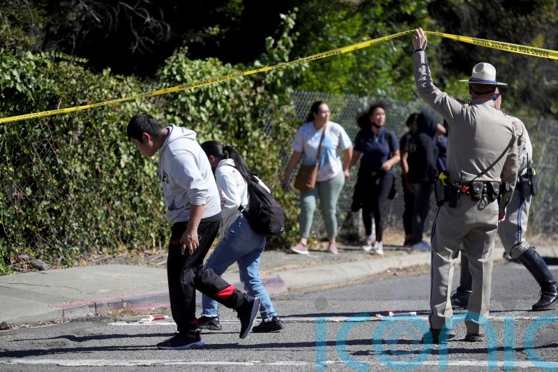 Manhunt after ‘six adults’ hurt in shooting at school in California