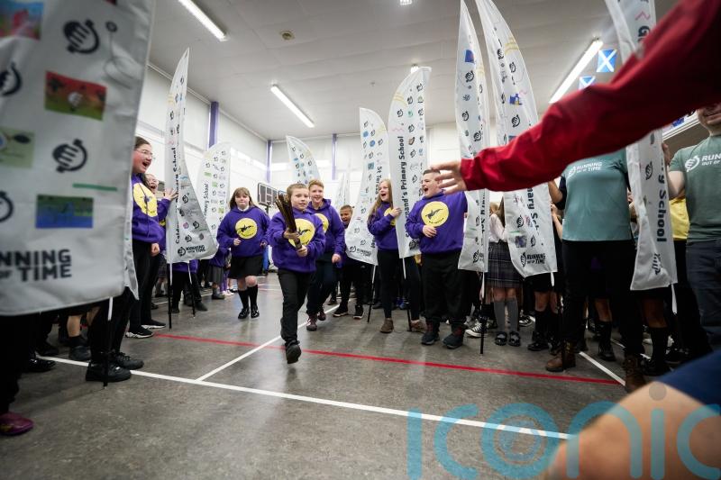Baton relay covering 4,800 miles from Glasgow to Egypt gets under way