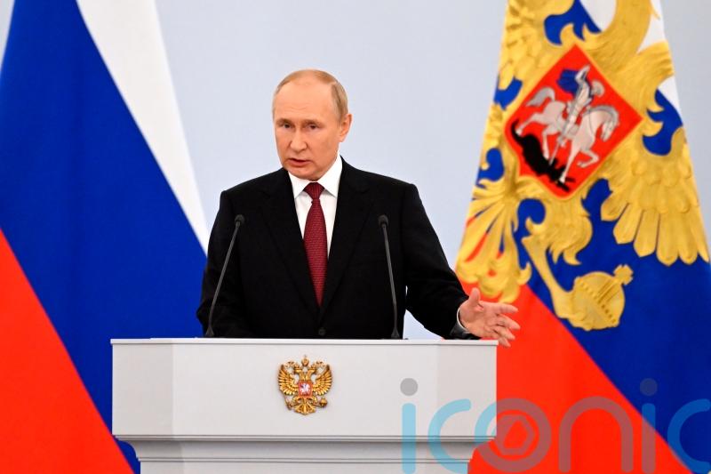 Vladimir Putin illegally annexes Ukrainian regions as part of Russia
