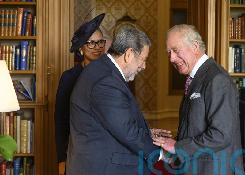The King welcomes leader of St Vincent and the Grenadines to Balmoral