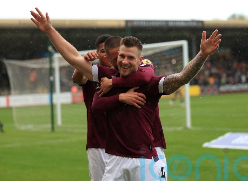 James Collins brace gives Paul Warne winning start at Derby