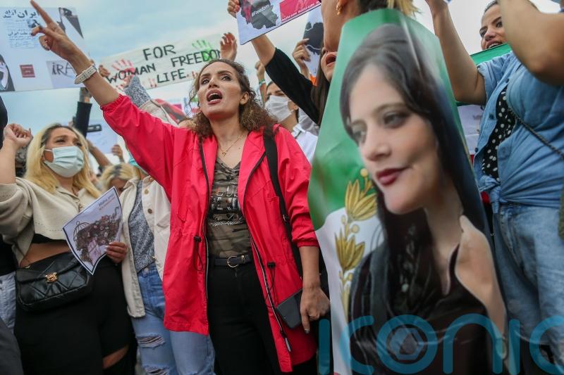 Iran’s supreme leader blames US over protests following woman’s death