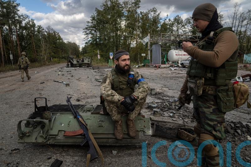 Russian losses evident in liberated Ukrainian city