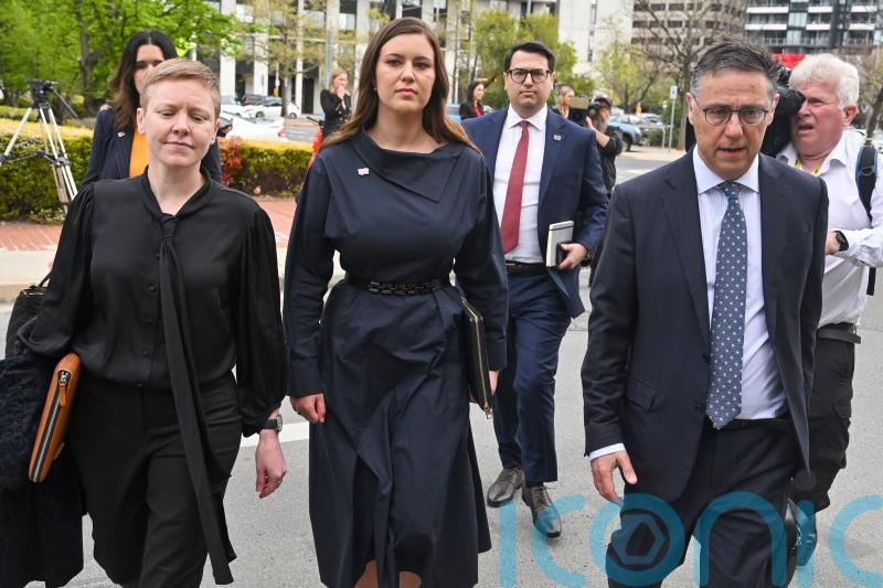 Alleged victim of rape in Australian Parliament House testifies in court