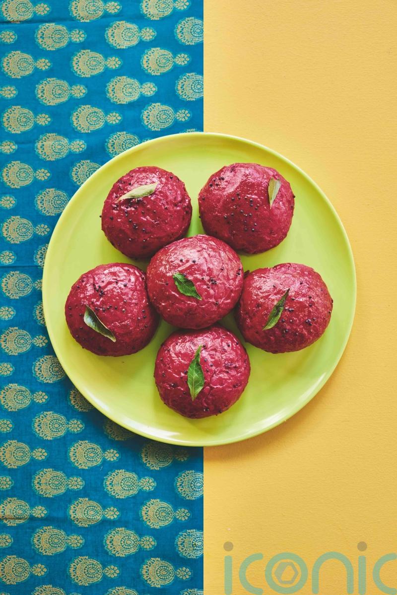 Rukmini Iyer&rsquo;s beetroot, curry leaf and ginger brunch buns recipe