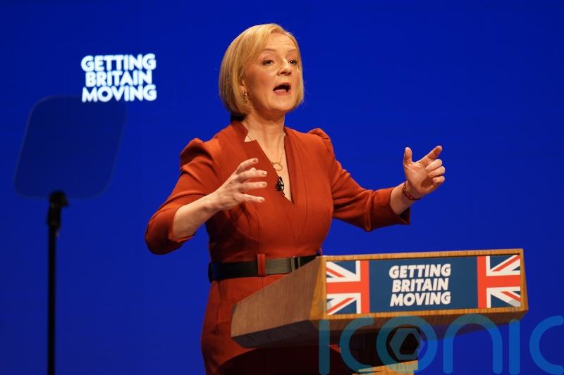 Liz Truss rails against ‘anti-growth coalition’ including speech hecklers