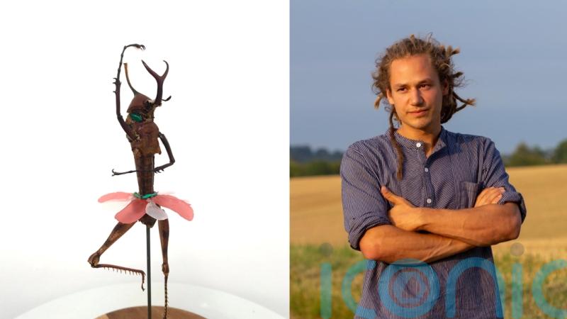 This man makes ‘Frankenstein’ sculptures from hundreds of dead insect body parts and his girlfriend is fine with it
