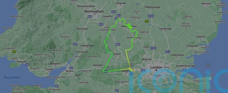 Pilot creates world’s largest portrait of Queen on two-hour flight for charity