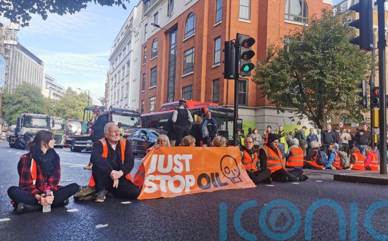 Just Stop Oil block roads around Westminster for seventh day