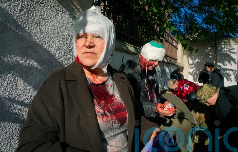 Explosions rock multiple Ukrainian cities, including Kyiv