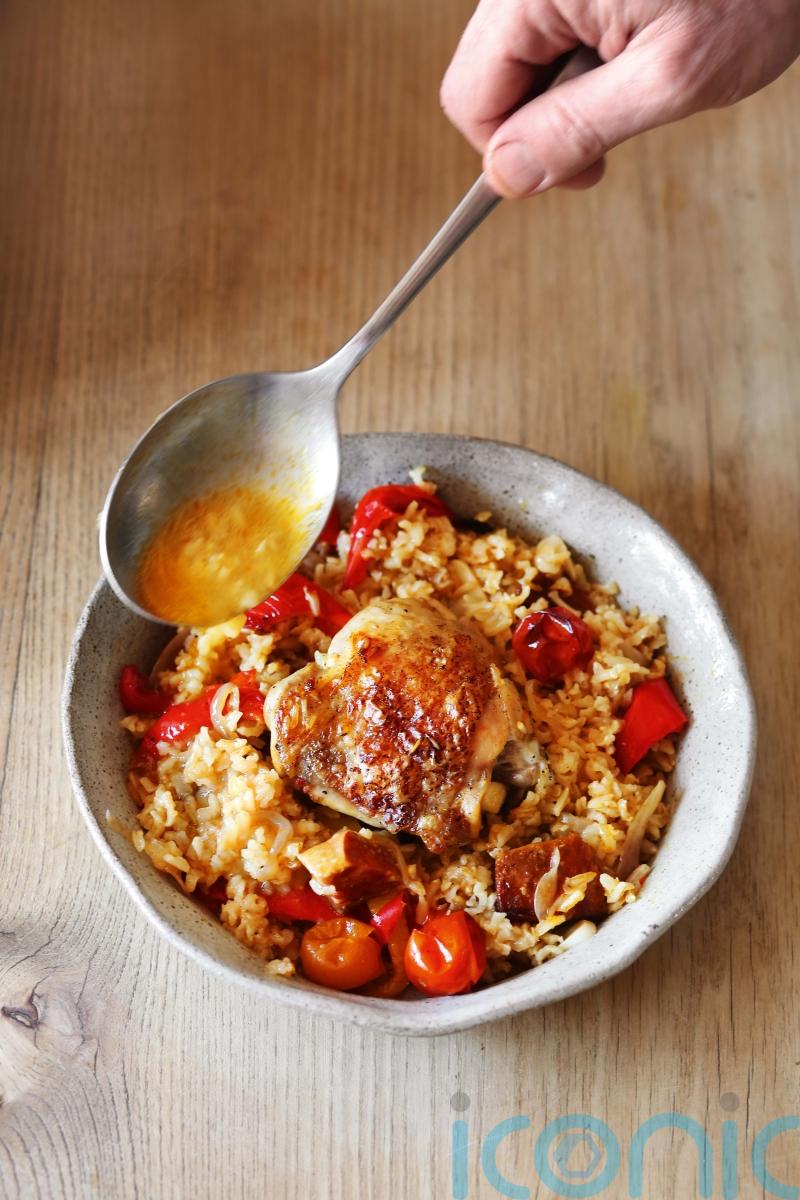 Hugh Fearnley-Whittingstall’s chicken and chorizo rice recipe