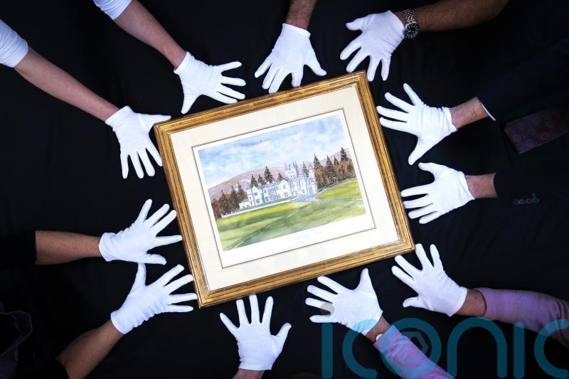 Interest in reproduction of painting by the King ‘flabbergasts’ auctioneers