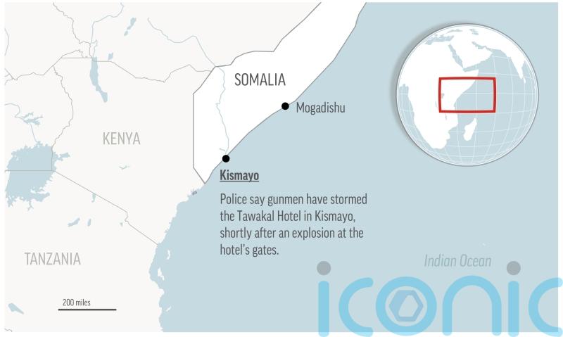 Eight killed as militants attack Somalia port city hotel