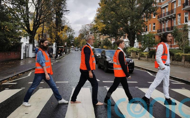 Four Just Stop Oil activists arrested over Abbey Road crossing protest