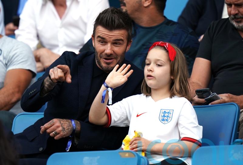 David Beckham praises Lionesses for inspiring daughter Harper to play football