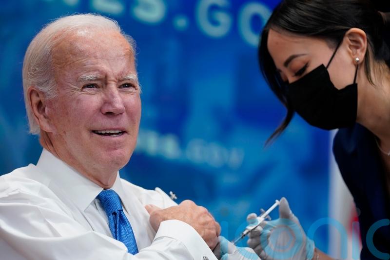 Joe Biden gets updated Covid-19 booster shot