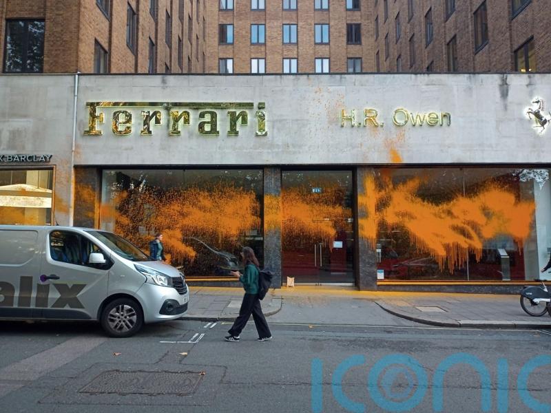 Just Stop Oil protesters target Ferrari and Bentley showrooms