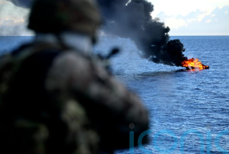 Royal Navy warship catches boat carrying £24m of cocaine in Caribbean