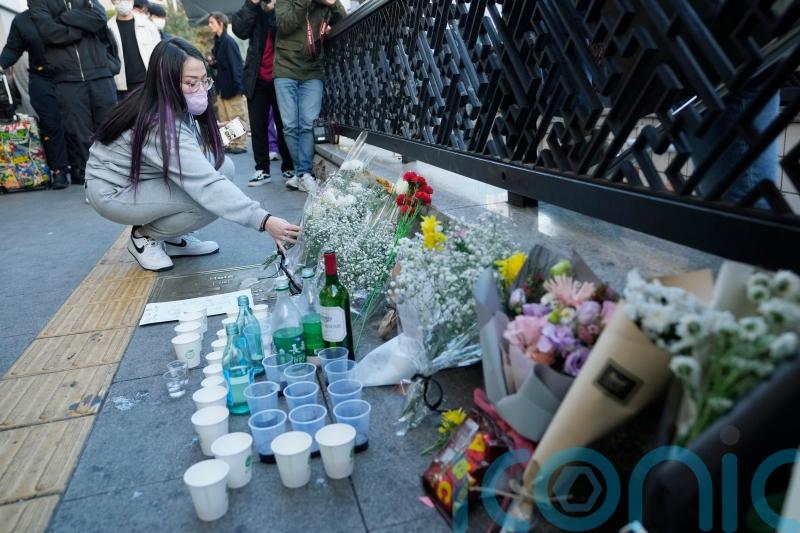 William and Kate offer &lsquo;love and prayers&rsquo; after crowd surge in South Korea