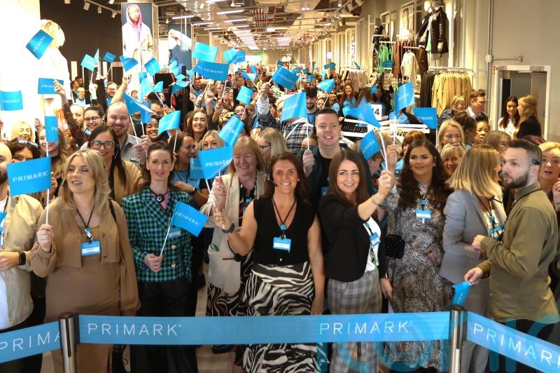 Primark staff welcome shoppers back to Belfast store four years after blaze