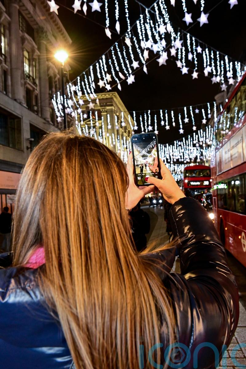 Oxford Street Christmas lights are on – but for shorter time amid energy crisis