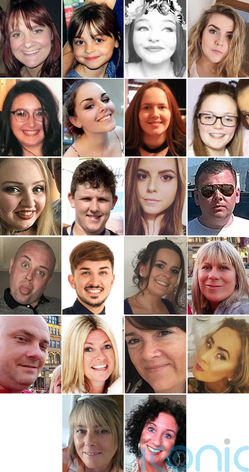 Who were the 22 victims of the Manchester Arena atrocity?