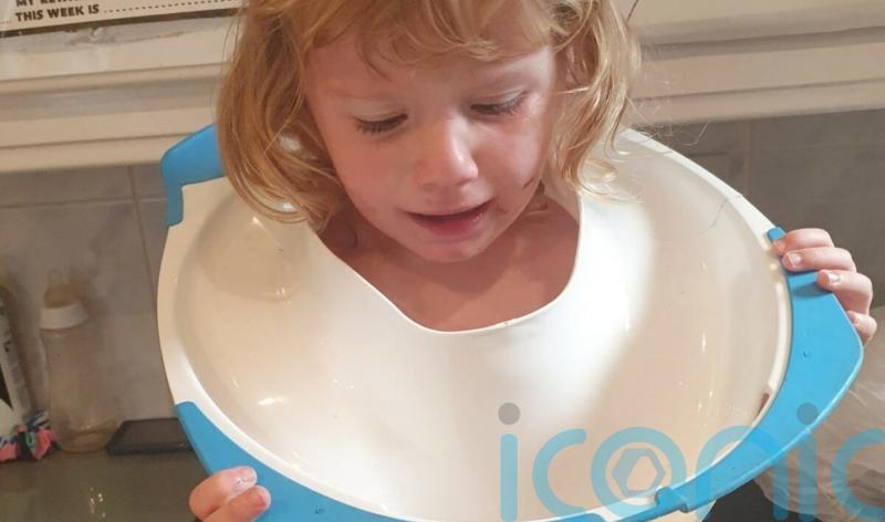 Firefighters free toddler after toilet seat gets stuck around neck