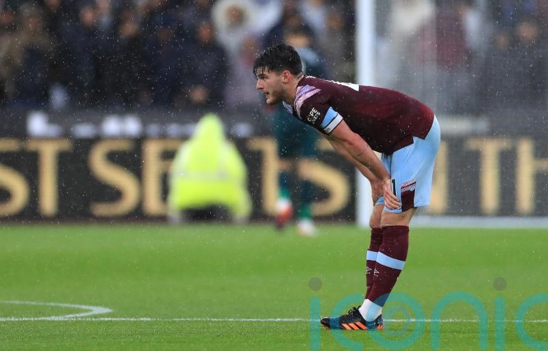 Fans had every right to boo West Ham off after Crystal Palace loss – Declan Rice