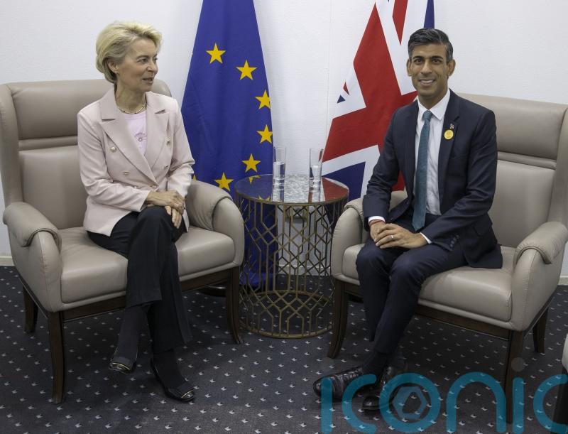 Sunak and Ursula von der Leyen seek &lsquo;resolution&rsquo; to post-Brexit trading tensions