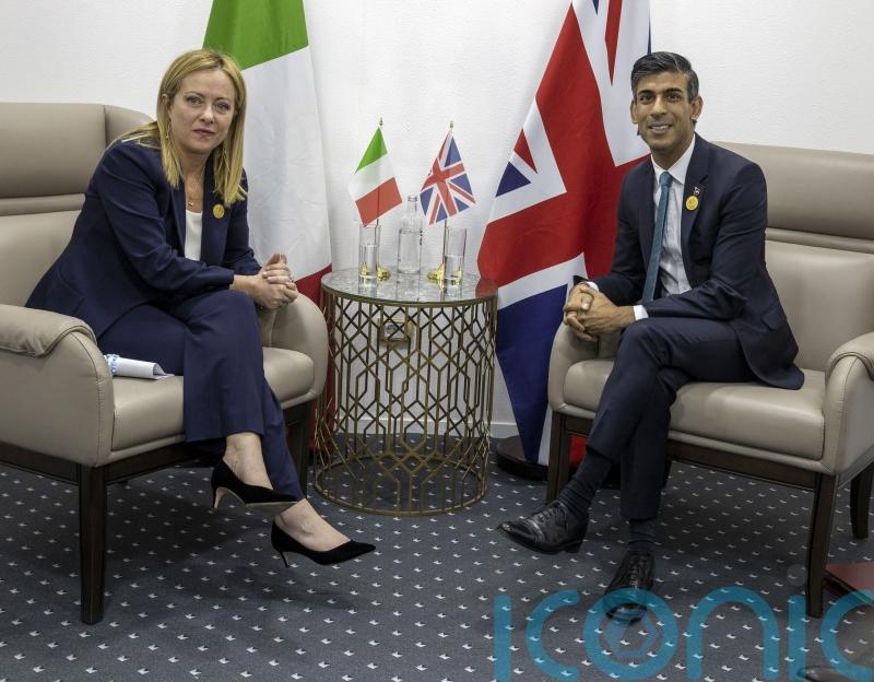Sunak discusses &lsquo;illegal migration&rsquo; with Italy&rsquo;s new far-right PM