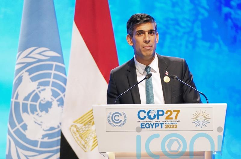 Putin’s war on Ukraine is reason to ‘act faster’ on climate, Sunak urges