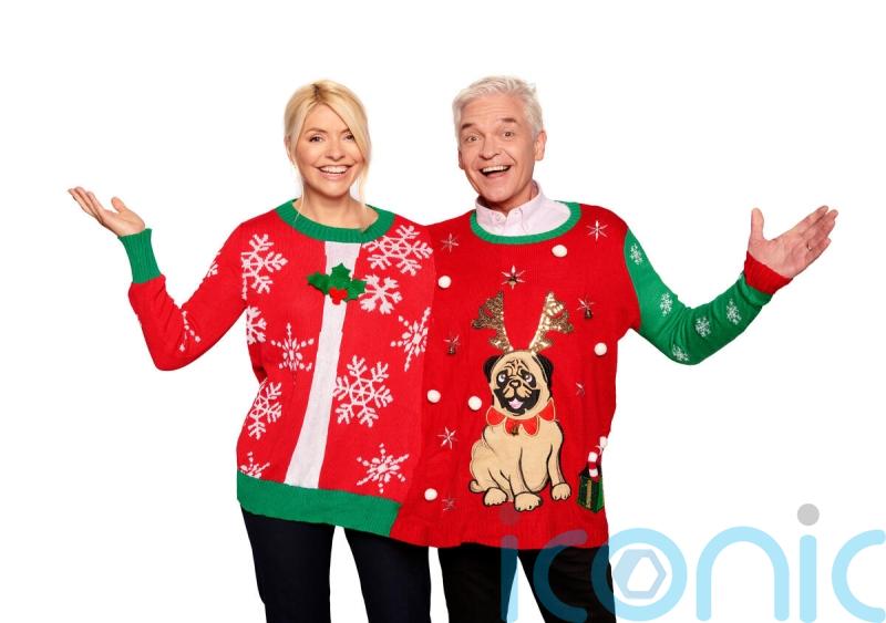 Celebrity duos don Christmas jumpers in aid of Save the Children