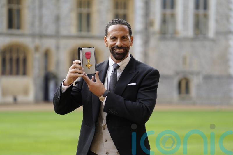 Ferdinand reflects on work to create ‘positive change’ as he collects OBE honour