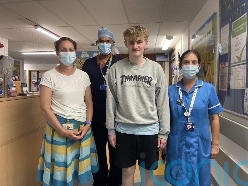 Boy, 15, makes ‘miraculous’ recovery after suffering rare clot on the brain
