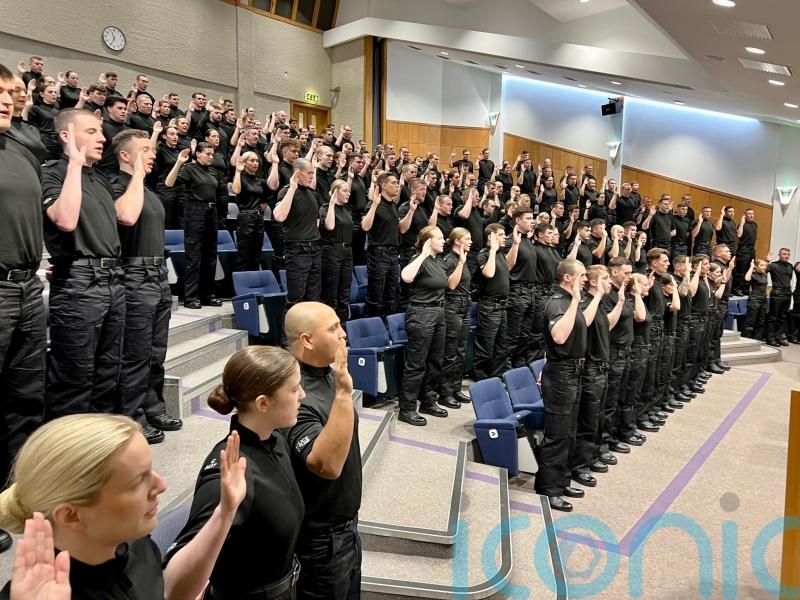 Police Scotland welcomes 300 new constables