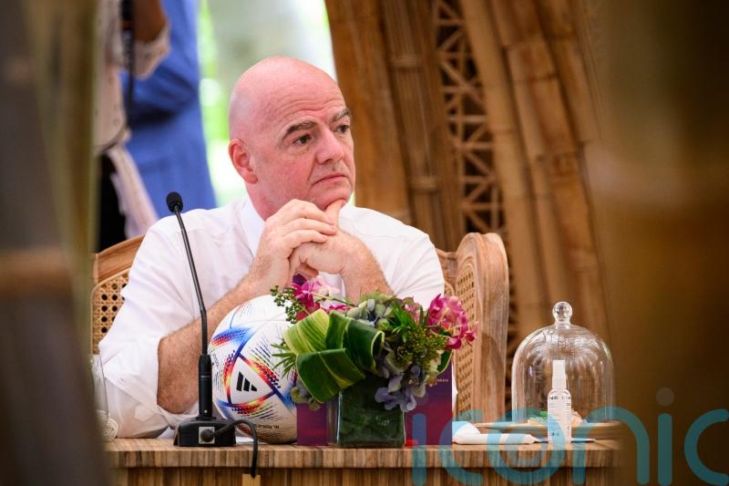 FIFA chief hoping World Cup can play part in ‘first step to peace’ in Ukraine