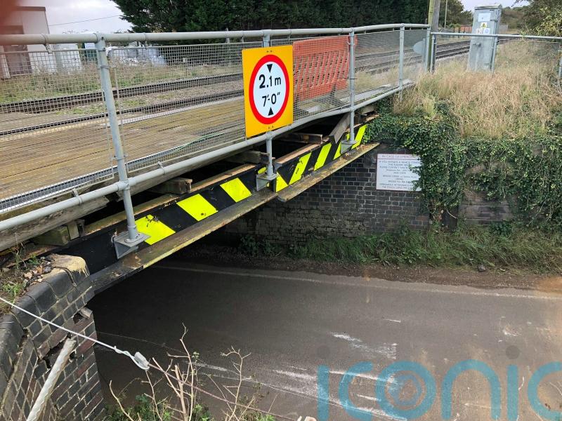 Cambridgeshire railway bridge is most-bashed in Britain