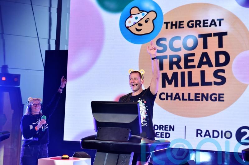 Scott Mills kicks off 24-hour treadmill challenge for BBC Children in Need