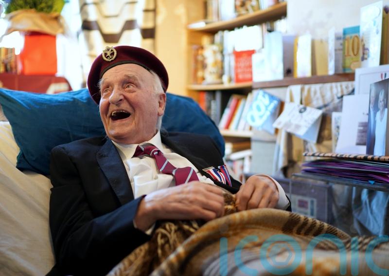 Second World War veteran receives two medals day after 100th birthday